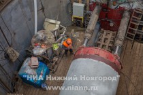 Запуск проходческого щита