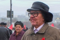 Участники митинга