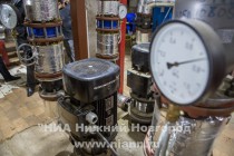 Рабочий объезд главой администрации Нижнего Новгорода Олега Кондрашова центральных тепловых пунктов в Канавинского район