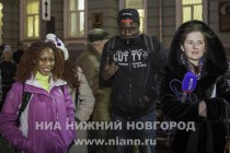 Церемония зажжения главной городской елки в Нижнем Новгороде