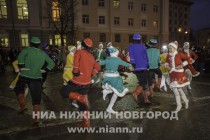 Церемония зажжения главной городской елки в Нижнем Новгороде