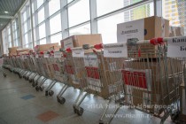 Благотворительная акция по передаче новой партии гуманитарной помощи вынужденным переселенцам с юго-востока Украины