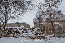 Снос дома №46 по ул. Новой в Нижнем Новгороде