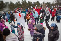 Праздник Всемирный День Снега впервые прошел в Нижнем Новгороде