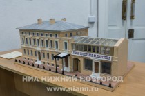 Макет реконструкции дома в Нижнем новгороде, в котором работал фотограф Максим Дмитриев