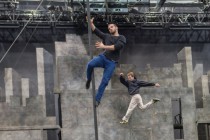 Репетиция урбанистического шоу iD от  Cirque Eloize