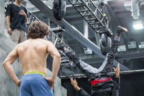 Репетиция урбанистического шоу iD от  Cirque Eloize