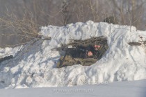 Военно-историческая реконструкция Подвига Матросова на Гребном канале в Нижнем Новгороде
