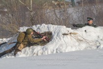 Военно-историческая реконструкция Подвига Матросова на Гребном канале в Нижнем Новгороде