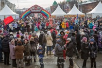 Праздник Масленицы отмечают в Нижнем Новгороде