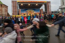 Праздник Масленицы отмечают в Нижнем Новгороде