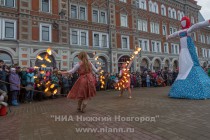 Праздник Масленицы отмечают в Нижнем Новгороде