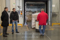 Глава Нижнего Новгорода Олег Сорокин и писатель Захар Прилепин проконтролировали отправку очередной партии гуманитарной помощи для жителей Юго-Востока Украины