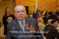 Торжественная церемония вручения первых юбилейных медалей 70 лет Победы в Великой Отечественной войне 1941-1945 годов нижегородским ветеранам