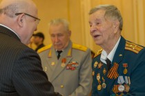 Торжественная церемония вручения первых юбилейных медалей 70 лет Победы в Великой Отечественной войне 1941-1945 годов нижегородским ветеранам