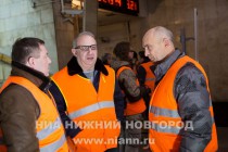 Представители администрации Нижнего Новгорода и депутаты Гордумы проверили готовность нижегородского метрополитена к весеннему паводку