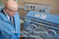 Губернатор Нижегородской области Валерий Шанцев поздравил семью Шутовых с рождением четверняшек