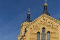 Ликвидирован пожар на колокольне собора Александра Невского в Нижнем Новгороде