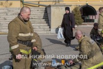 Ликвидирован пожар на колокольне собора Александра Невского в Нижнем Новгороде