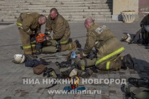 Ликвидирован пожар на колокольне собора Александра Невского в Нижнем Новгороде