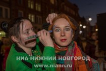 Акция, приуроченная к празднованию Дня святого Патрика в Нижнем Новгороде