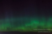 Небо над Нижним Новгородом озарило северное сияние (фото Павла Чернова)