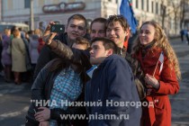 Митинг, посвященный годовщине вхождения Крыма и Севастополя в состав России