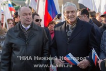 Митинг, посвященный годовщине вхождения Крыма и Севастополя в состав России