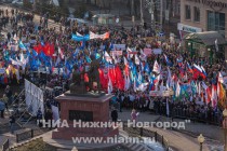 Митинг, посвященный годовщине вхождения Крыма и Севастополя в состав России