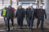 Строительная площадка нового терминала международного аэропорта Нижний Новгород
