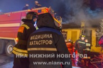 Пожар в Ленинском районе Нижнего Новгороде