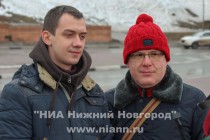 Акция памяти Бориса Немцова прошла в Нижнем Новгороде