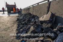 Глава администрации Нижнего Новгорода Олег Кондрашов в ходе объезда проверил выполнение работ по ямочному ремонту дорог