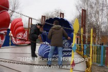 Проверка безопасности эксплуатации детских аттракционов в зоопарке Лимпопо сотрудниками инспекции Гостехнадзора Нижегородской области