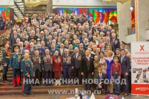 Традиционная общая фотосессия на лестнице в Зале Полководцев