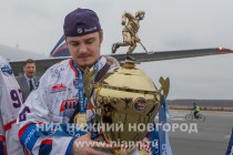 Хоккеисты Чайки прилетели в Нижний Новгород с Кубком Харламова