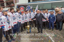 Хоккеисты Чайки прилетели в Нижний Новгород с Кубком Харламова