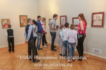 На открытие выставки пригласили авторов работ