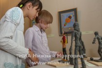 Среди преддставленных работ графика и гравюра, живопись и скульптура