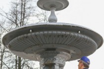 29 апреля сотрудники ОАО Нижегородский водоканал проводят последние подготовительные работы по вводу в эксплуатацию фонтана на площади Минина и Пожарского