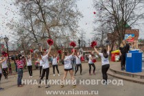 Ввод в эксплуатацию фонтана на площади Минина и Пожарского в Нижнем Новгороде