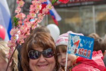 Торжественное шествие профсоюзов предприятий Нижнего Новгорода и области