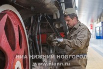 Торжественная церемония отправления Поезда Победы из Нижнего Новгорода