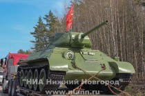 Восстановили танк в городе Пушкине Московской области