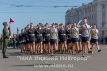 Генеральная репетиция Парада Победы прошла в Нижнем Новгороде на площади Минина и Пожарского