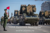 Генеральная репетиция Парада Победы прошла в Нижнем Новгороде на площади Минина и Пожарского