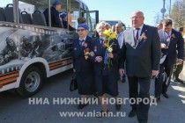 Парад в честь 70-годовщины Победы в Великой Отечественной войне на пл. Минина и Пожарского в Нижнем Новгороде