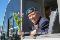 Парад в честь 70-годовщины Победы в Великой Отечественной войне на пл. Минина и Пожарского в Нижнем Новгороде