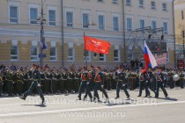 Парад в честь 70-годовщины Победы в Великой Отечественной войне на пл. Минина и Пожарского в Нижнем Новгороде