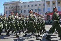 Парад в честь 70-годовщины Победы в Великой Отечественной войне на пл. Минина и Пожарского в Нижнем Новгороде